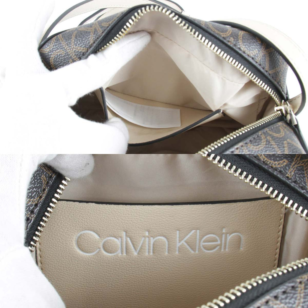 美品『USED』 
Calvin klein カルバンクライン 
 K60K6074490HJ ショルダーバッグ 
ポリウレタン ブラウン