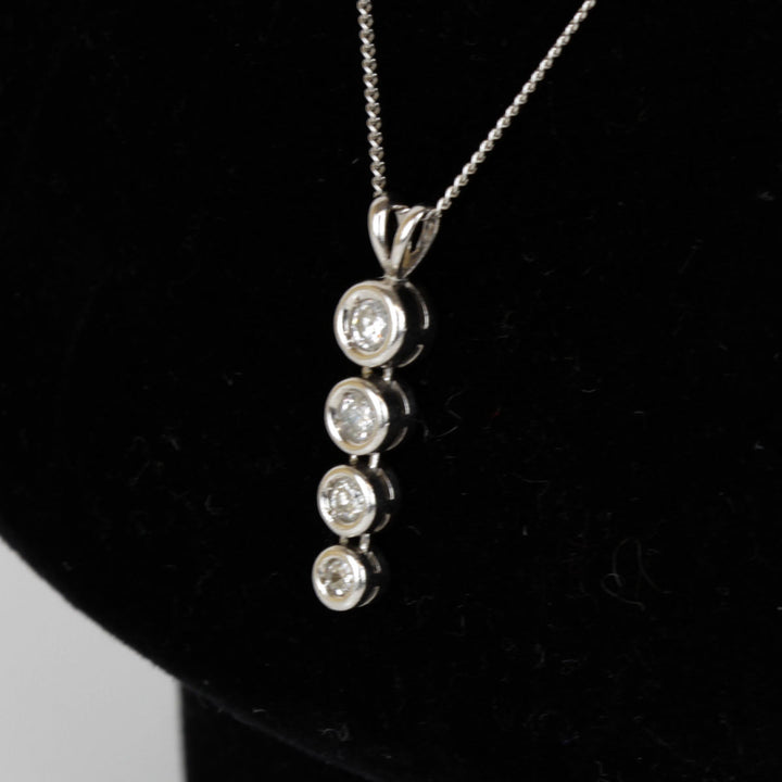 『USED』 Pt850/Pt900  /ダイヤモンド 
ネックレス
 ダイヤモンド 4.5g
