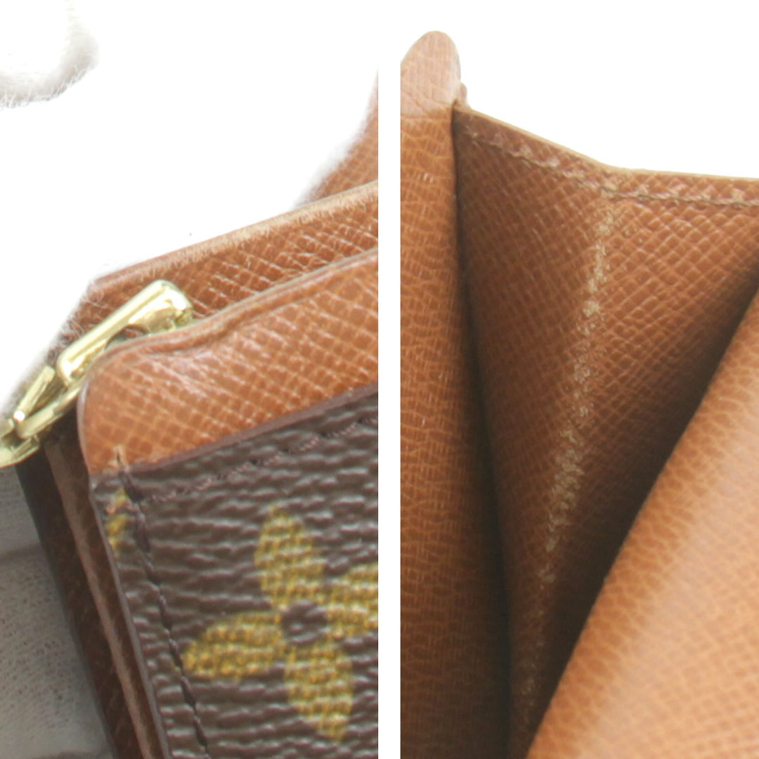 『USED』 
LOUIS VUITTON ルイ・ヴィトン 
 ポルトモネピエトレゾール M61730 二つ折り財布 
モノグラムキャンバス モノグラム