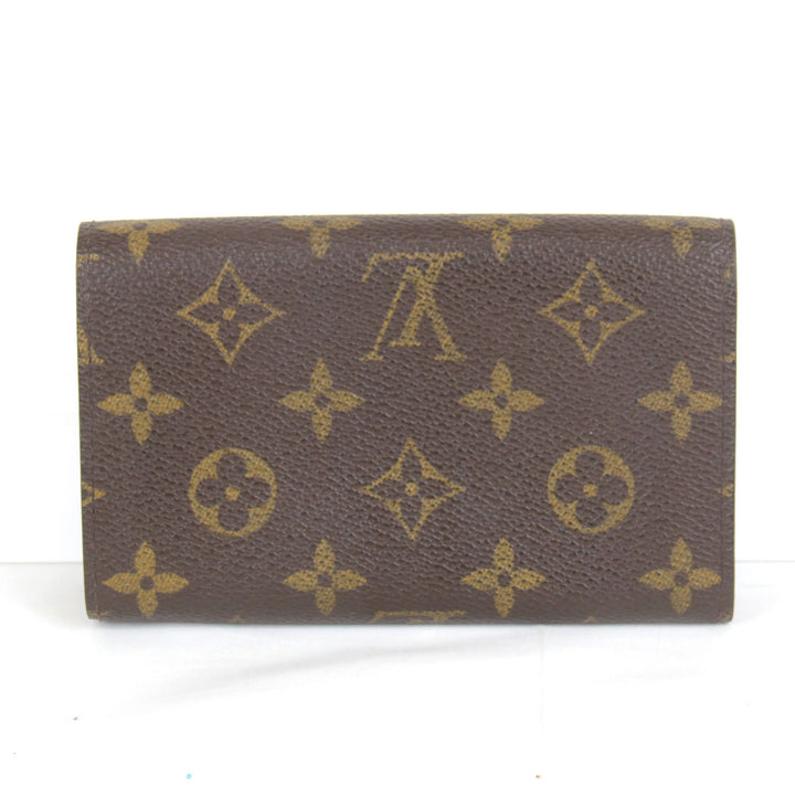 『USED』 
LOUIS VUITTON ルイ・ヴィトン 
 ポルトモネピエトレゾール M61730 二つ折り財布 
モノグラムキャンバス モノグラム