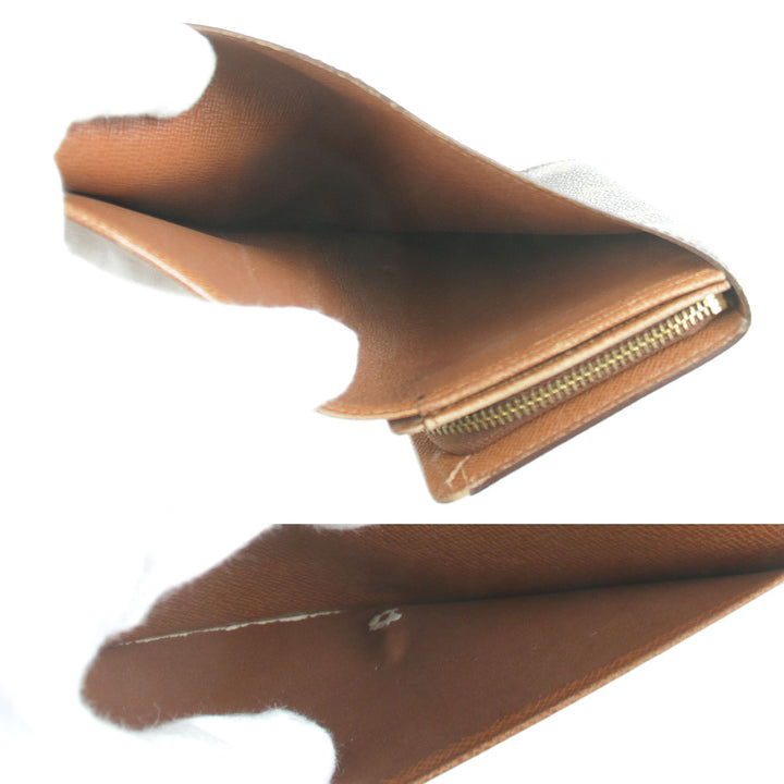 『USED』 
LOUIS VUITTON ルイ・ヴィトン 
 ポルトモネピエトレゾール M61730 二つ折り財布 
モノグラムキャンバス モノグラム