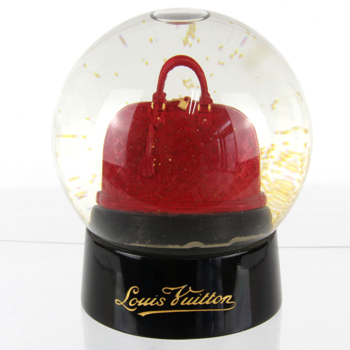『USED』 
LOUIS VUITTON ルイ・ヴィトン 
 ノベルティ スノードーム アルマ オブジェ 
 ブラック×レッド