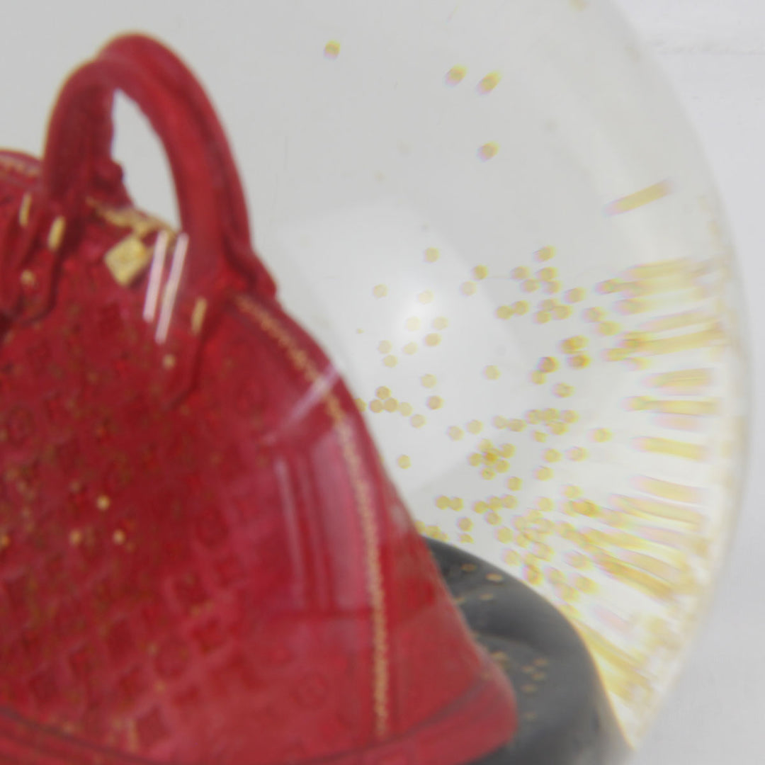 『USED』 
LOUIS VUITTON ルイ・ヴィトン 
 ノベルティ スノードーム アルマ オブジェ 
 ブラック×レッド