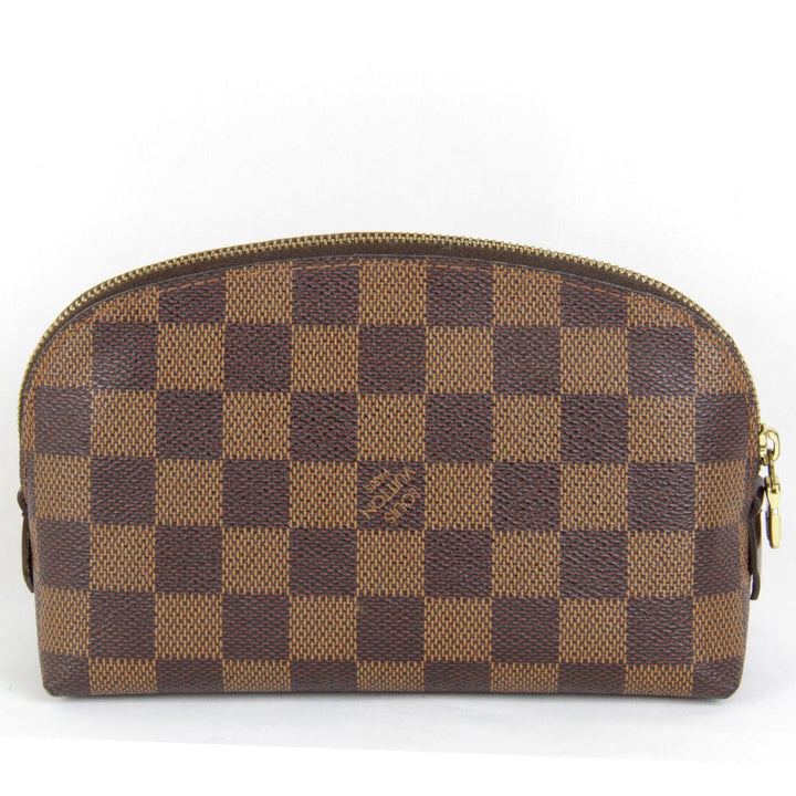 美品『USED』 
LOUIS VUITTON ルイ・ヴィトン 
 ポシェットコスメティック N47516 ポーチ 
ダミエキャンバス エベヌ