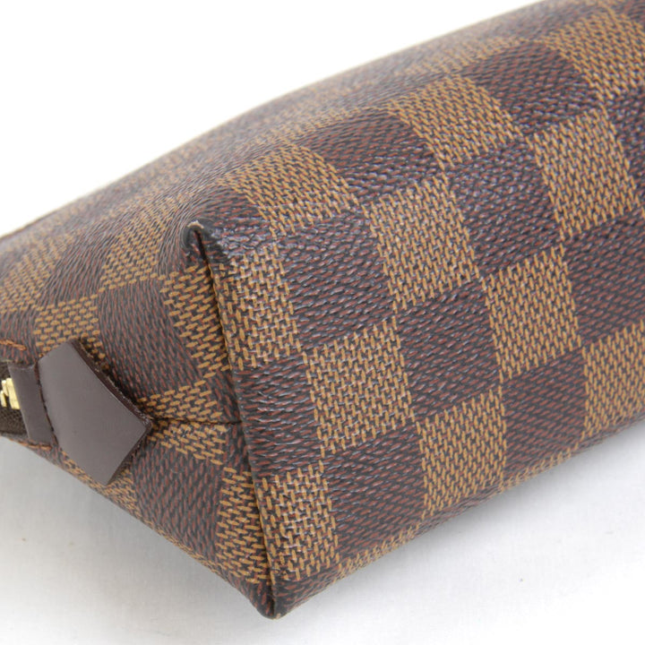 美品『USED』 
LOUIS VUITTON ルイ・ヴィトン 
 ポシェットコスメティック N47516 ポーチ 
ダミエキャンバス エベヌ