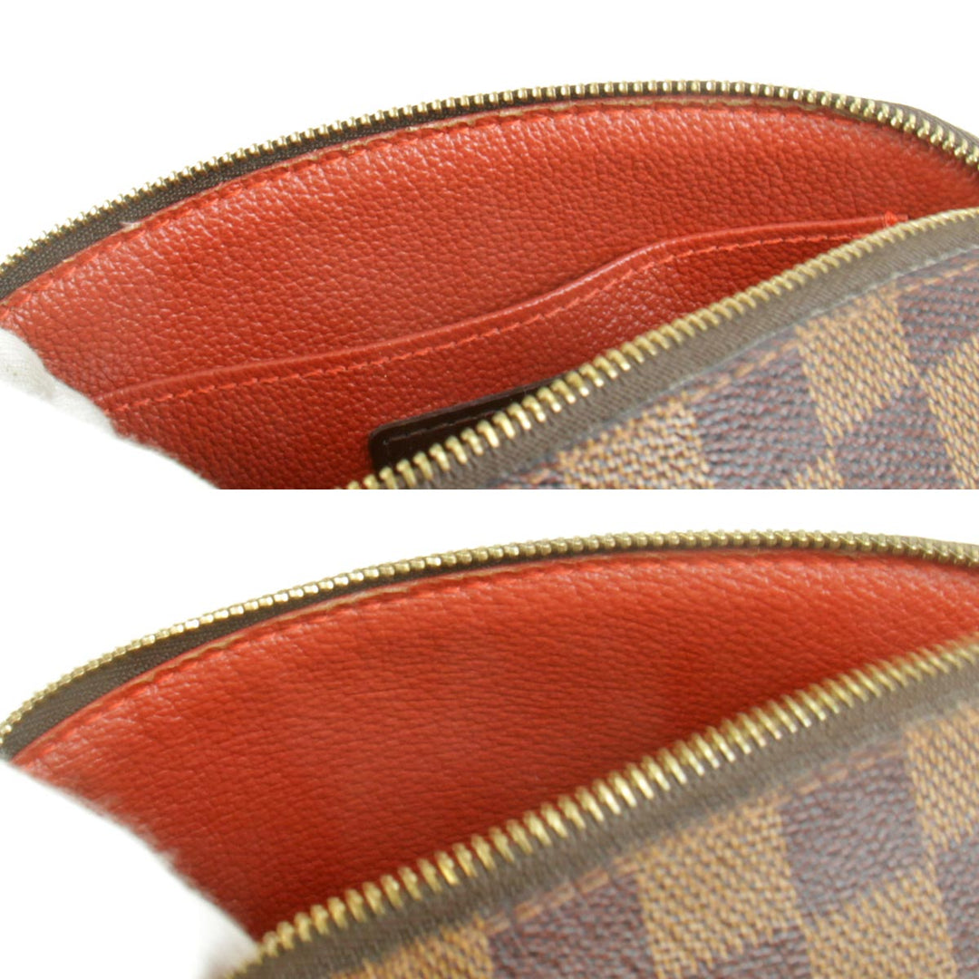 美品『USED』 
LOUIS VUITTON ルイ・ヴィトン 
 ポシェットコスメティック N47516 ポーチ 
ダミエキャンバス エベヌ