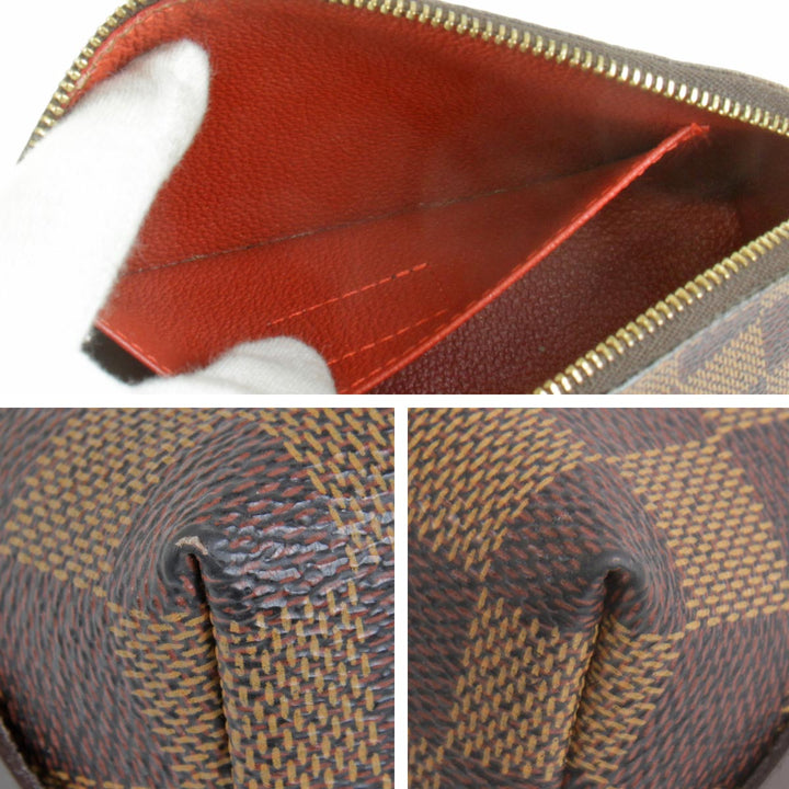 美品『USED』 
LOUIS VUITTON ルイ・ヴィトン 
 ポシェットコスメティック N47516 ポーチ 
ダミエキャンバス エベヌ