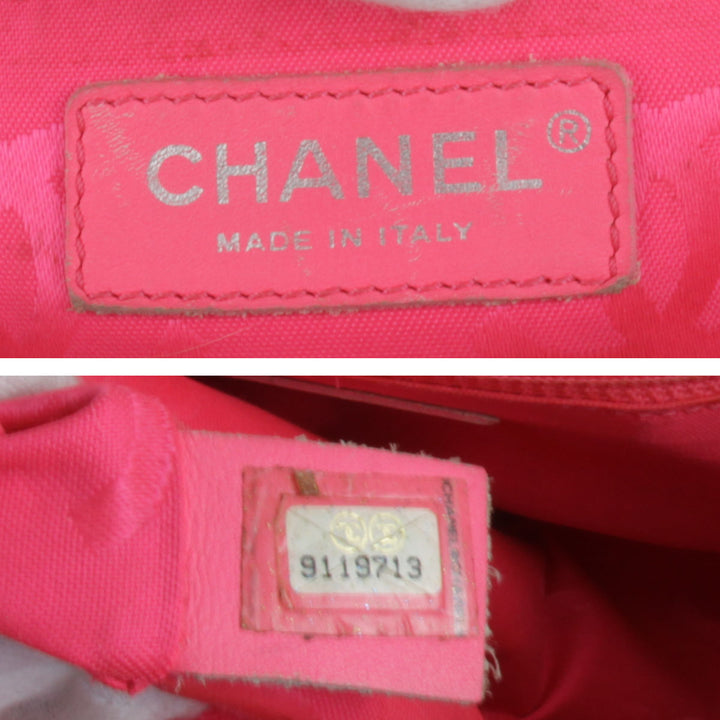 『USED』 
CHANEL シャネル 
 カンボンライン トートバッグ 
レザー ホワイト