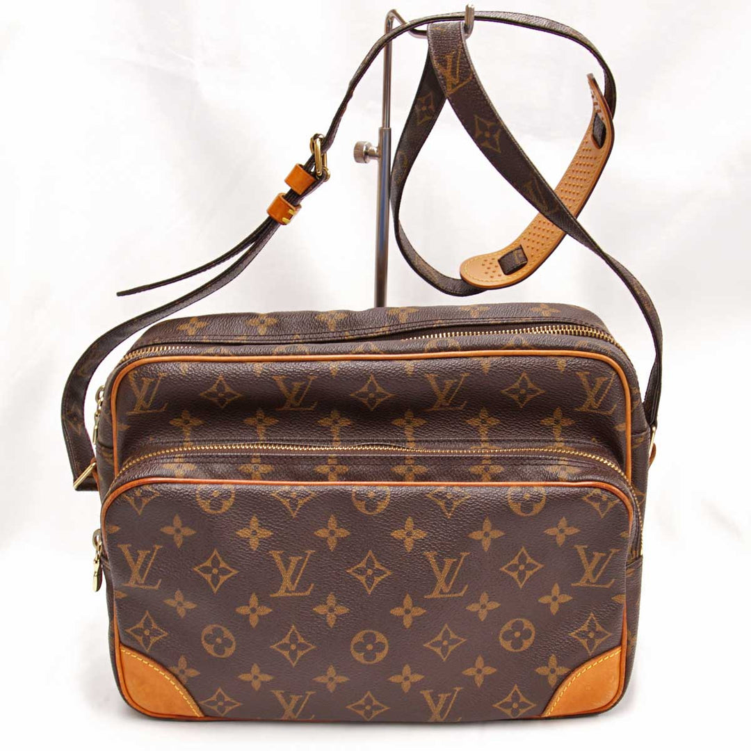 外観良好『USED/やや難あり』 
LOUIS VUITTON ルイ・ヴィトン 
 ナイル M45244 ショルダーバッグ 
モノグラムキャンバス モノグラム