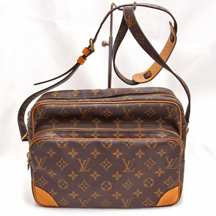 外観良好『USED/やや難あり』 
LOUIS VUITTON ルイ・ヴィトン 
 ナイル M45244 ショルダーバッグ 
モノグラムキャンバス モノグラム