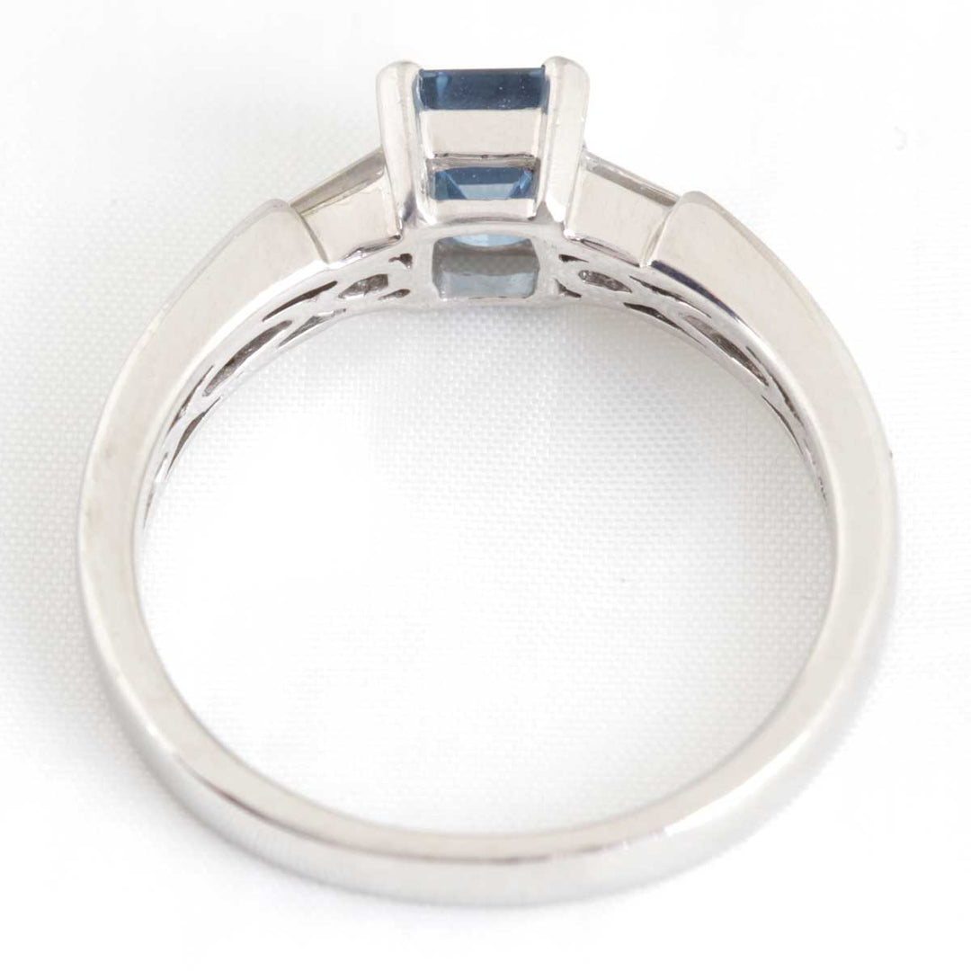 美品『USED』 Pt900 
リング・指輪
 青石 0.68 5.1g