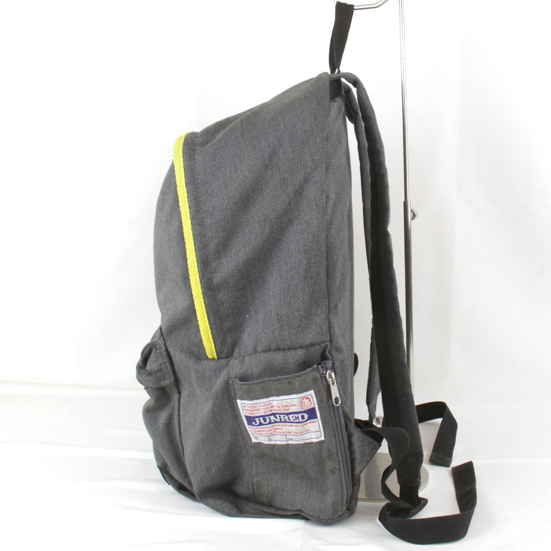 『USED』 
 
 JUNRED リュック・デイパック 
コットン グレー×イエロー