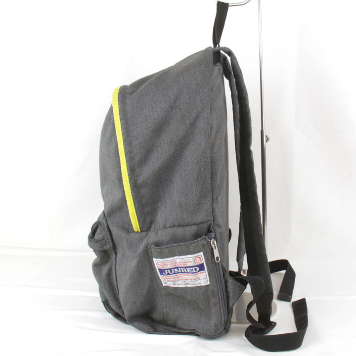 『USED』 
 
 JUNRED リュック・デイパック 
コットン グレー×イエロー