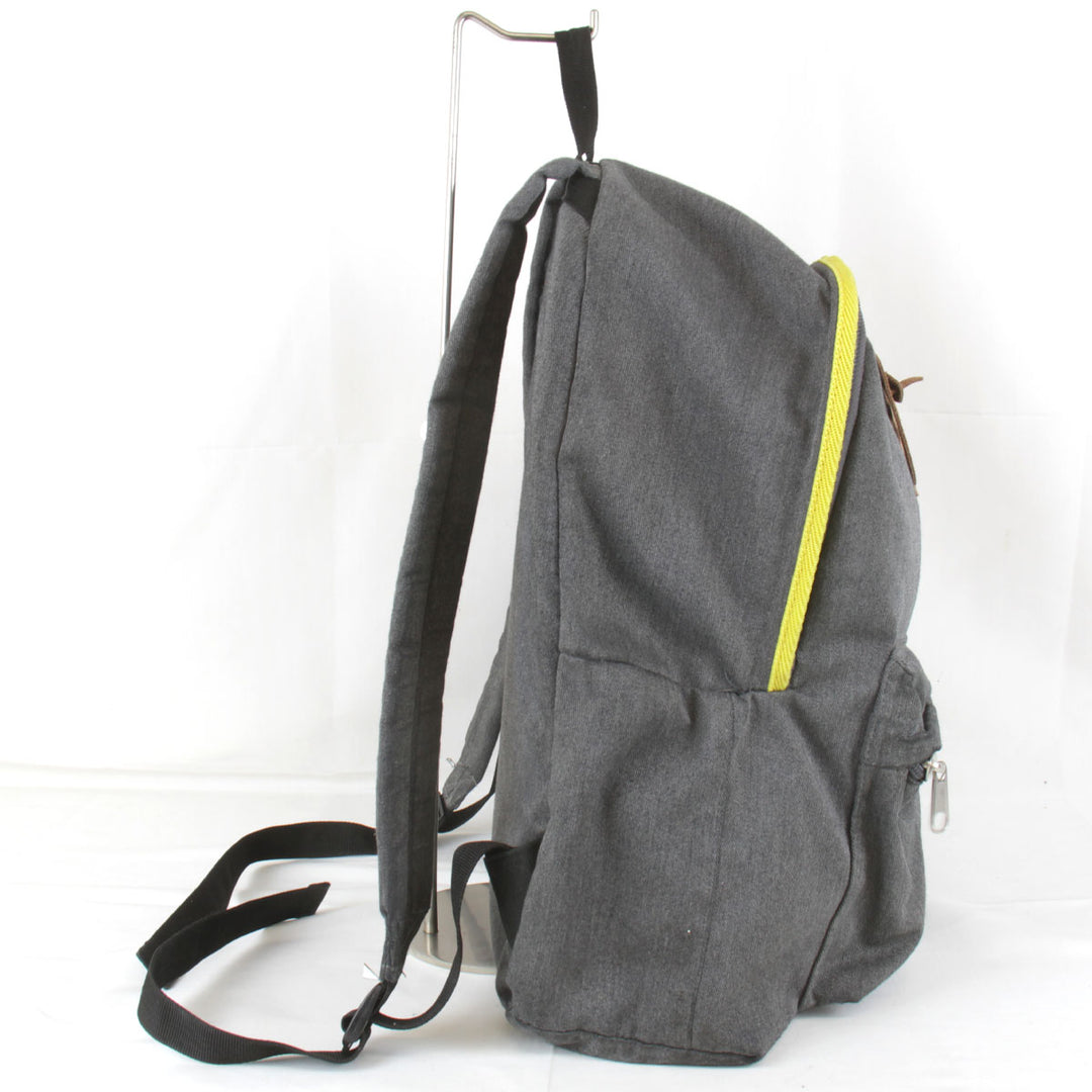 『USED』 
 
 JUNRED リュック・デイパック 
コットン グレー×イエロー