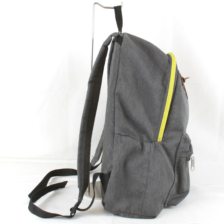 『USED』 
 
 JUNRED リュック・デイパック 
コットン グレー×イエロー