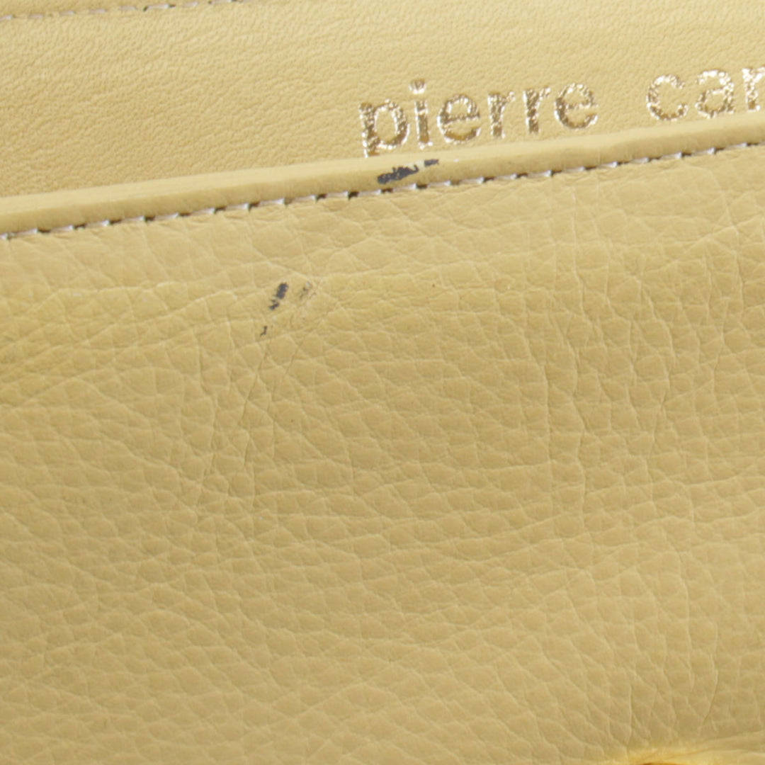『USED』 
Pierre Cardin ピエールカルダン 
 ショルダーバッグ 
レザー サフランイエロー