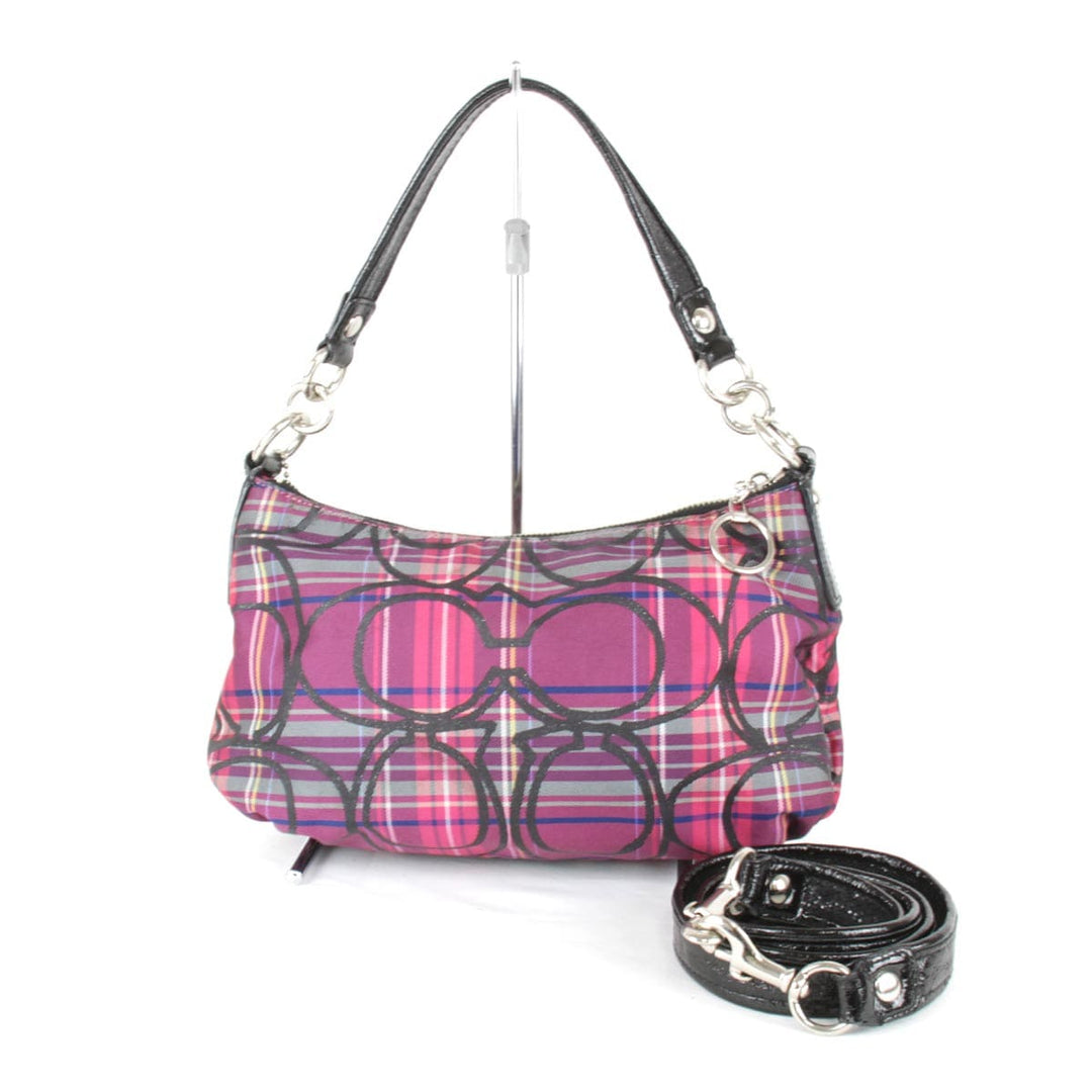 『USED』 
COACH コーチ 
 14366 ショルダーバッグ 
ナイロン ピンク