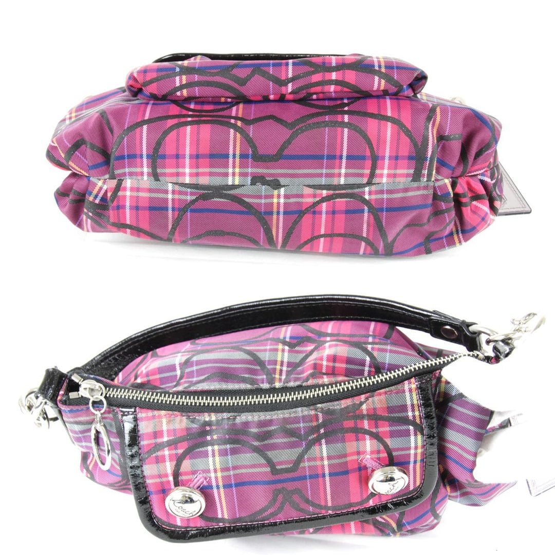 『USED』 
COACH コーチ 
 14366 ショルダーバッグ 
ナイロン ピンク
