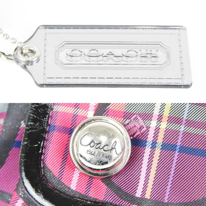 『USED』 
COACH コーチ 
 14366 ショルダーバッグ 
ナイロン ピンク