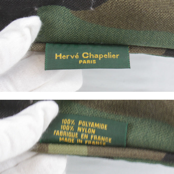 『USED』Herve Chapelier  
Herve Chapelier エルベ・シャプリエ 
 迷彩バッグ ハンドバッグ 
ナイロン 迷彩柄