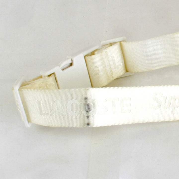 『USED』 
LACOSTE ラコステ 
 Supreme×LACOSTE ウエストバッグ 
ポリエステル ホワイト