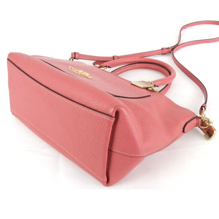 美品『USED』 
COACH コーチ 
 F31466 ショルダーバッグ 
レザー ピンク