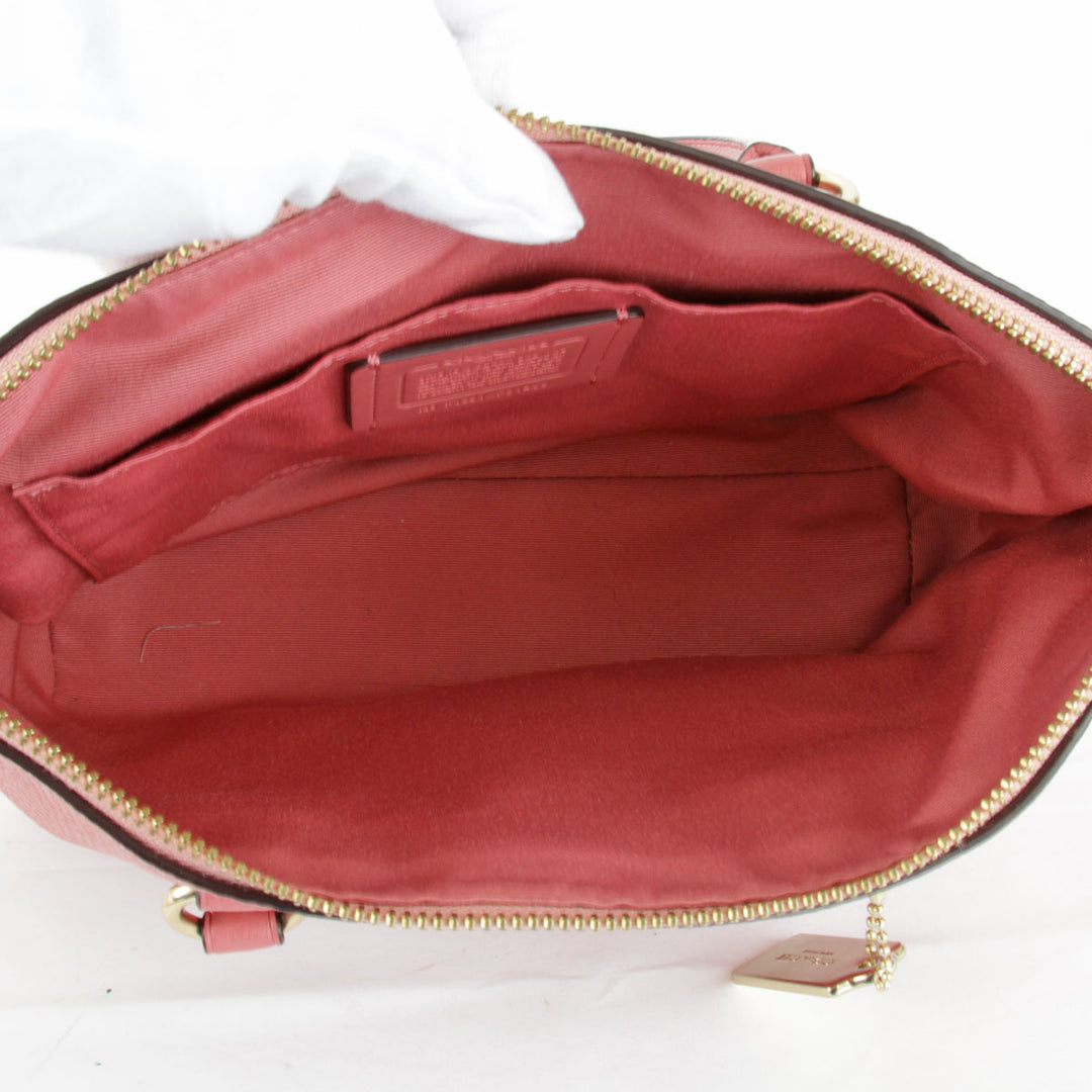 美品『USED』 
COACH コーチ 
 F31466 ショルダーバッグ 
レザー ピンク
