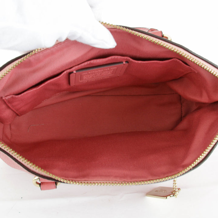 美品『USED』 
COACH コーチ 
 F31466 ショルダーバッグ 
レザー ピンク