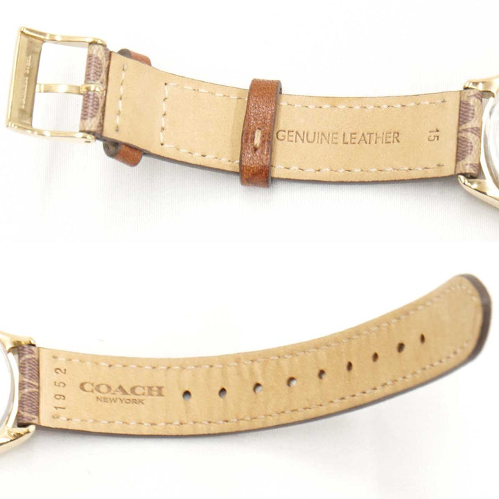 外観良好『USED』 
COACH  CA.121.7.34.1563S 
腕時計
 クォーツ レディース 動作未確認