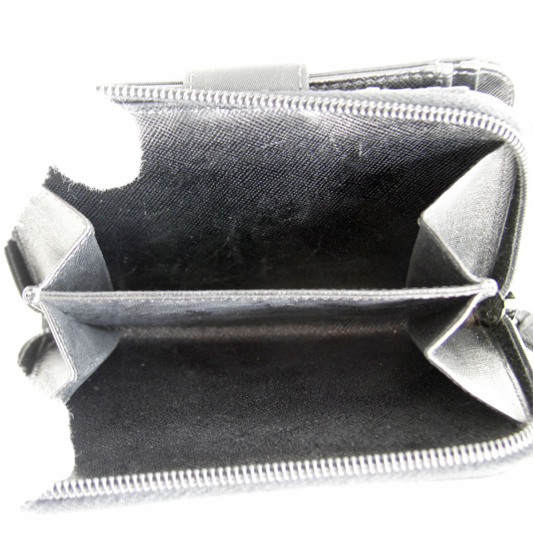 『USED』 
PRADA プラダ 
 二つ折り財布 
ナイロン/レザー  ブラック