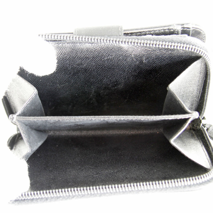 『USED』 
PRADA プラダ 
 二つ折り財布 
ナイロン/レザー  ブラック