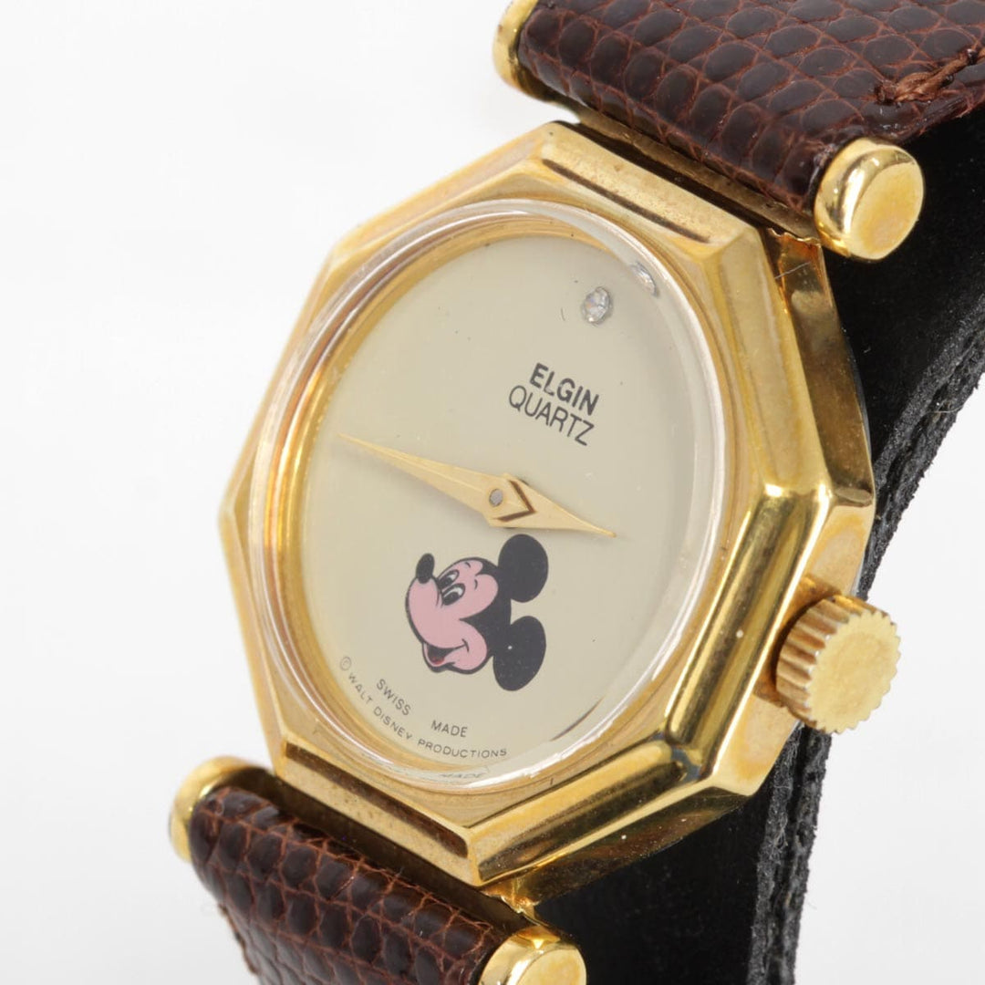 『USED』 
ELGIN  ミッキー 
腕時計
 クォーツ レディース