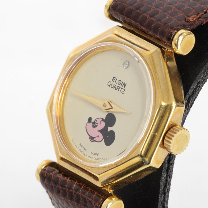 『USED』 
ELGIN  ミッキー 
腕時計
 クォーツ レディース