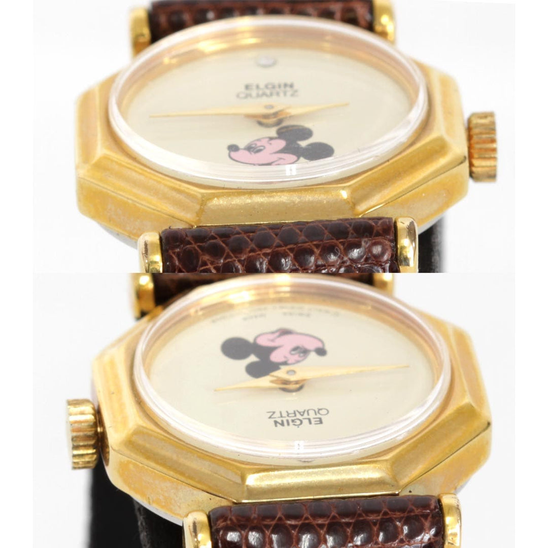 『USED』 
ELGIN  ミッキー 
腕時計
 クォーツ レディース