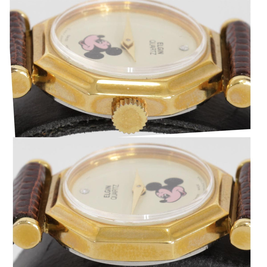 『USED』 
ELGIN  ミッキー 
腕時計
 クォーツ レディース