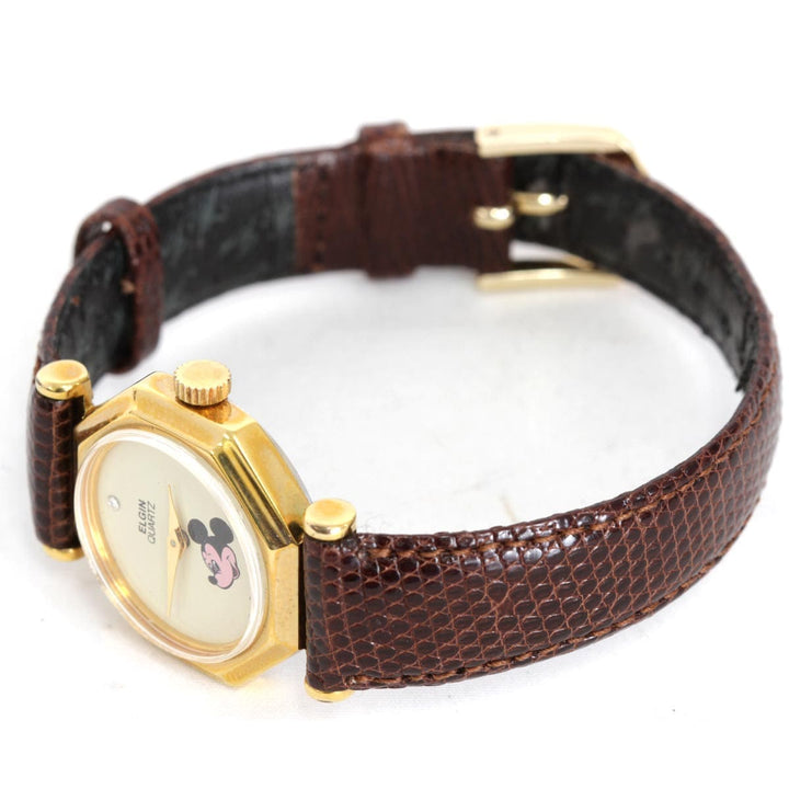 『USED』 
ELGIN  ミッキー 
腕時計
 クォーツ レディース