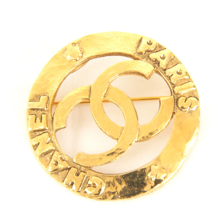 美品『USED』 
CHANEL シャネル 
 ブローチ 
メタル ゴールドカラー
