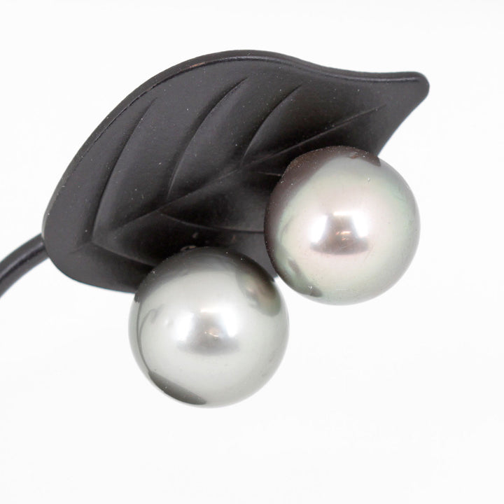 美品『USED』 Pt900 /タヒチパール 
ピアス
 タヒチパール 4.2g