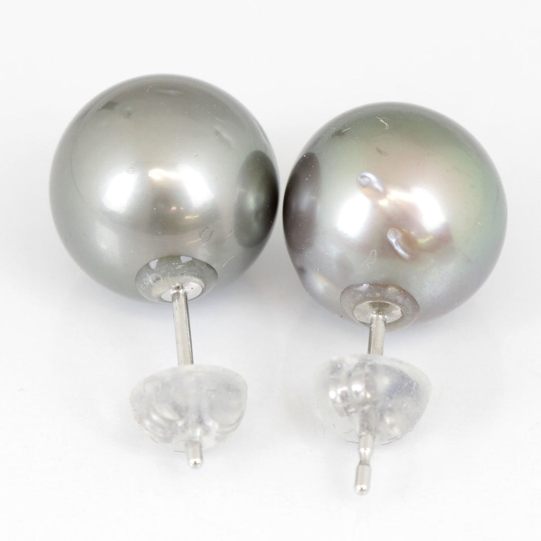 美品『USED』 Pt900 /タヒチパール 
ピアス
 タヒチパール 4.2g
