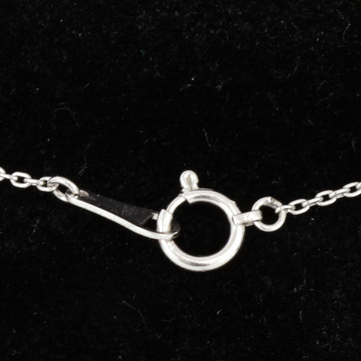 美品『USED』 K18WG 
 ジュエリーマキ　サミスターダイヤモンド　ハート ネックレス
 ダイヤモンド 0.45 3.6g
