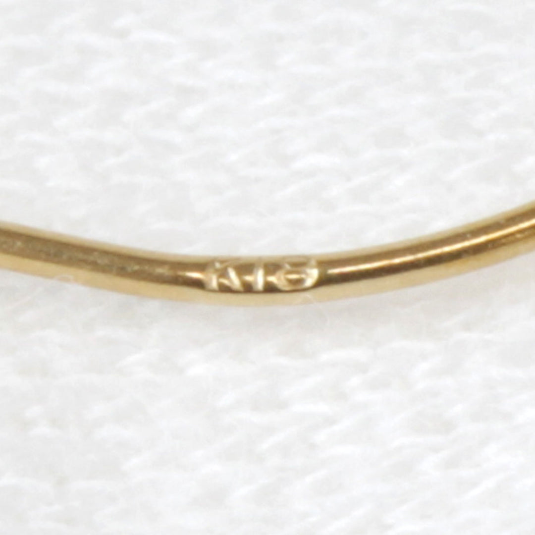 美品『USED』 K18 
 チェーンパール ピアス
 2.0g