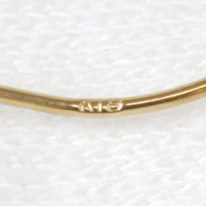 美品『USED』 K18 
 チェーンパール ピアス
 2.0g