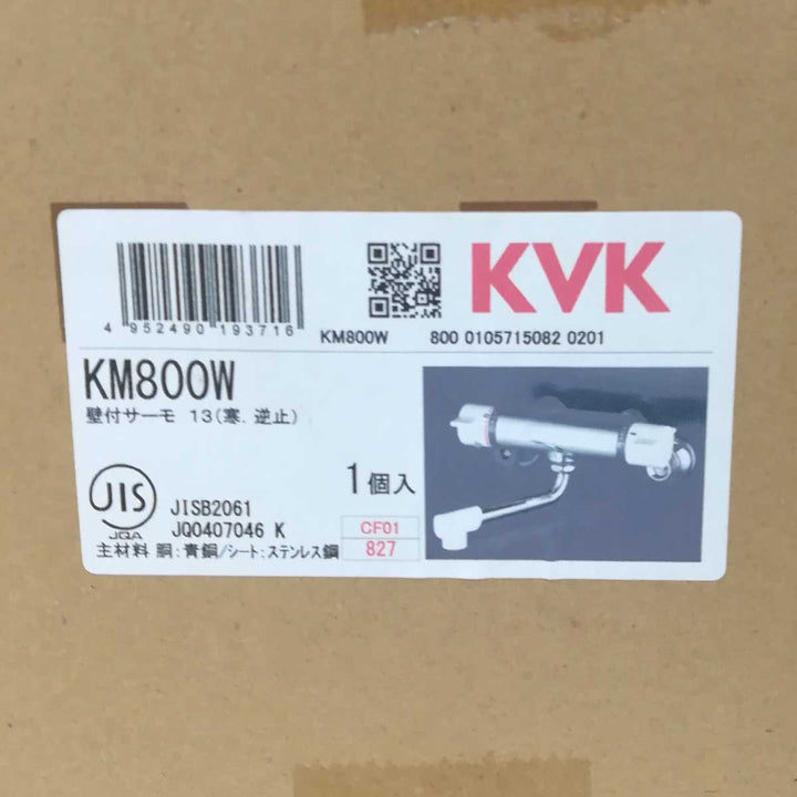 美品『未使用』 
 
 KVK サーモスタット式混合栓（寒冷地用） KM800W インテリア 
 ホワイト