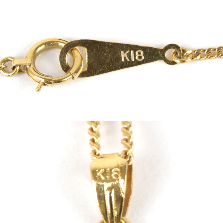美品『USED』 K18 /K21.6 
 メキシコ金貨 1945 DOS PESOS ネックレス
 4.3g