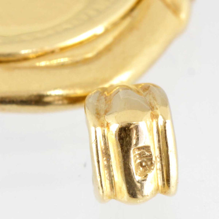美品『USED』 
 
 クック諸島 ダイアナ金貨 1/25oz ペンダントトップ 
K24/K18  ゴールド コイン