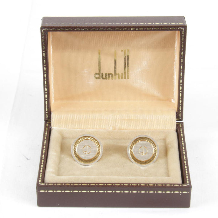 美品『USED』 
Dunhill ダンヒル 
 カフス 
メタル シルバー