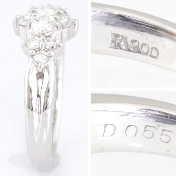 美品『USED』 Pt900 
リング・指輪
 ダイヤモンド 0.55 5.2g