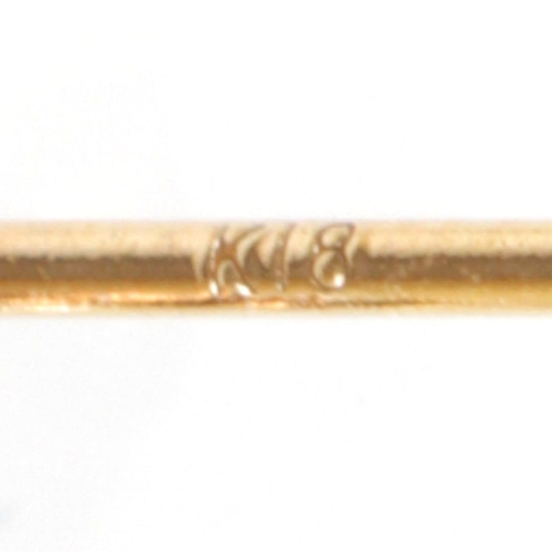 美品『USED』 K18 
ピアス
 0.9g