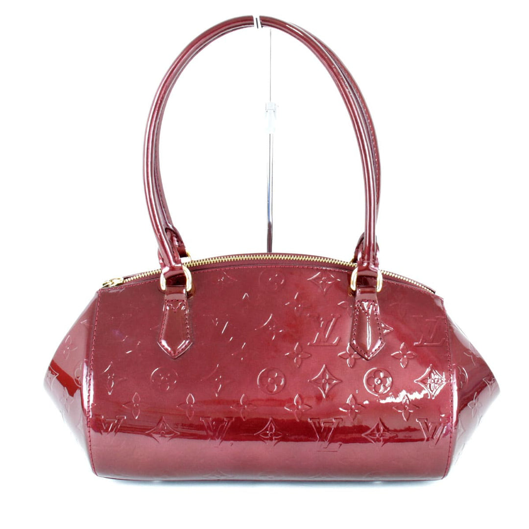美品『USED』 
LOUIS VUITTON ルイ・ヴィトン 
 シャーウッドPM M91492 ハンドバッグ 
モノグラムヴェルニ バイオレット