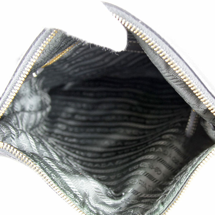 『USED』 
PRADA プラダ 
 ショルダーバッグ 
ナイロン グレー
